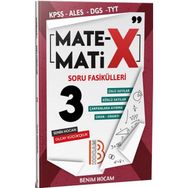 KPSS ALES DGS TYT Matematix Soru Fasikülleri 3 Benim Hocam Yayınları