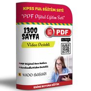 KPSS FUL PDF Eğitim Seti 1300 Sayfa Enine Boyuna Eğitim