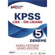 KPSS Lise-Ön Lisans-Genel Yetenek - Genel Kültür 5 Deneme