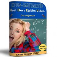 KPSS Ortaöğretim Matematik Video Eğitim Seti Enine Boyuna Eğitim