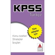 KPSS Türkçe Strateji Kartları - Delta Kültür-Eğitim