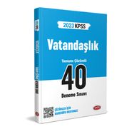 KPSS Vatandaşlık 40 Deneme Sınavı Data Yayınları