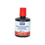 Kraf 100 ml Beyaz Tahta Kırmızı Kalem Mürekkep