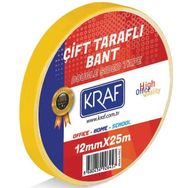 Kraf 12 mm 25 mt Çift Taraflı Bant
