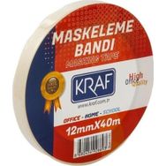 Kraf 12 mm x 40 m Maskeleme Bandı