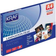 Kraf 2126 65x95 mm 125 Mic 100'lü Laminasyon Filmi