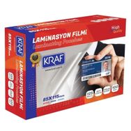 Kraf 2128 85x115 mm 125 Mic 100'lü Laminasyon Filmi