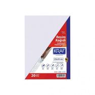 Kraf 25x35 cm 20'li Resim Kağıdı