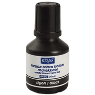 Kraf 445G Siyah 30 ml Beyaz Tahta Kalemi Mürekkebi
