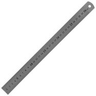 Kraf 530G inç Ölçülü 30 cm Çelik Cetvel
