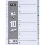 Kraf A4 1-10 Rakam Ayraç