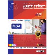 Kraf KF-2016 99.1x34 mm Lazer Etiket