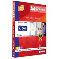 Kraf KF-2124 70x42.43 mm Lazer Etiket