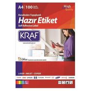 Kraf KF-2280 22x12 mm Lazer Etiket