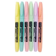 Kraf Kod:345 Pastel Tonlar 6'lı Fosforlu Kalem