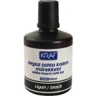 Kraf Siyah 100 ml Beyaz Yazı Tahtası Mürekkebi