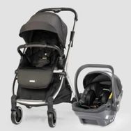 Kraft Kenya Black S Çift Yönlü Tek Elle Katlanabilir Kompakt Travel Sistem Bebek Arabası