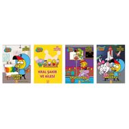 Kral Şakir Boyama Seti - 4 Kitap Takım - Eksik Parça