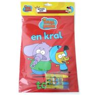 Kral Şakir KS-386 Kırmızı Boyama Seti