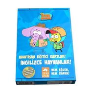Kral Şakir Muhtişim Eğitici Kartlar - İngilizce Hayvanlar - Kolektif