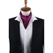 Kravatkolik K576 Mor Düz Ascot Fular