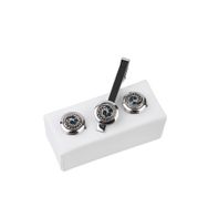 Kravatkolik KD966 Gümüş Renk Kol Düğmesi ve Kravat İğnesi Set