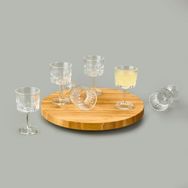 KRD Home 90 ml Şeffaf 6'lı Kahve Yanı Su Bardağı