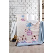Kristal Babies Ranforce Mavi Bebek Nevresim Takımı
