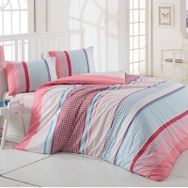 Kristal Light Vira Pembe Çift Kişilik Nevresim Takımı
