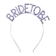 Kristal Taşlı Gümüş Renk Bride To Be Gelin Tacı