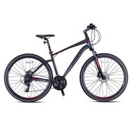 Kron TX150 28 Jant 24 Vites 51 cm V Fren Mat Siyah Kırmızı Füme Şehir Bisikleti