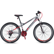 Kron Vortex Mat Siyah Turuncu Beyaz 4.0 V Fren 26 Jant Dağ Bisikleti