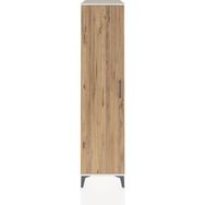Kronos Dolap 2 Raflı Tek Kapaklı Tek Askılı 44X59X182 Aytaşı-Çam - Krem