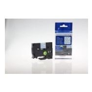 Krt AZE-133 12 mm Şeffaf Üzerine Mavi Lamina 8 m Muadil Şerit