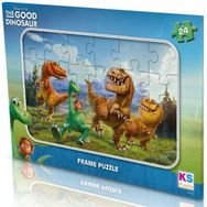 KS 24 Parça Good Dinosaur Frame Puzzle