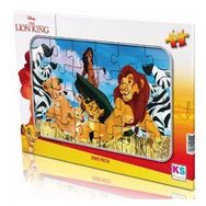 KS 24 Parça Lion King Aslan Kral Frame Puzzle