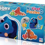Ks Baby Dory My First Puzzle 4 In 1 Çerçevesiz Puzzle