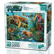 KS Games 2000 Parça Kaplanlar Puzzle