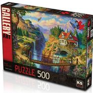 KS Games 20012 500 Parça House On The Cliff Puzzle