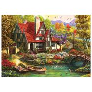 KS Games 20569 1000 Parça Riverside Cottage Puzzle