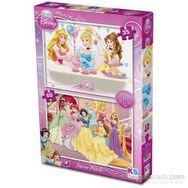 Ks Games 2'li Disney Princess 35+60 Parça Puzzle