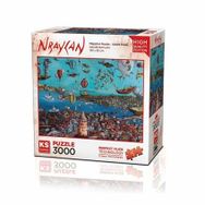 KS Games 3000 Parça Galata Kulesi Puzzle