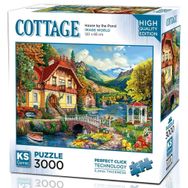 KS Games 3000 Parça Gölet Kenarındaki Ev Puzzle