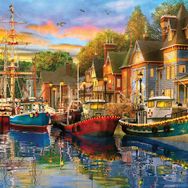 KS Games 3000 Parça Harbour Lights Puzzle