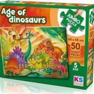 KS Games 31012 The Age Of Dinosaurs 50 Parça Jumbo Puzzle