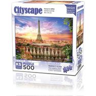 KS Games 500 Parça Eyfel'de Gün Batımı Puzzle