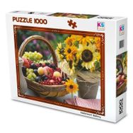 KS Games Fruit And Sunflower 1000 Parça Puzzle