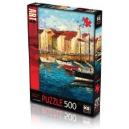 Ks Games Sailboats On The Waterfront 500 Parça Puzzle