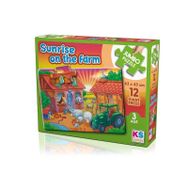 KS Games Sunrise On The Farm 12 Parça Jumbo Puzzle