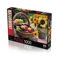 KS Puzzle 11227 Meyve ve Ayçiçeği 1000 Parça Puzzle